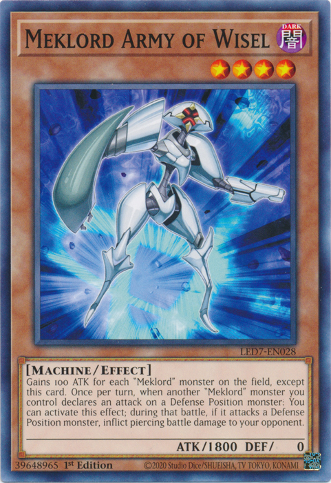 Meklord Army of Wisel [LED7-EN028] Common | Total Play