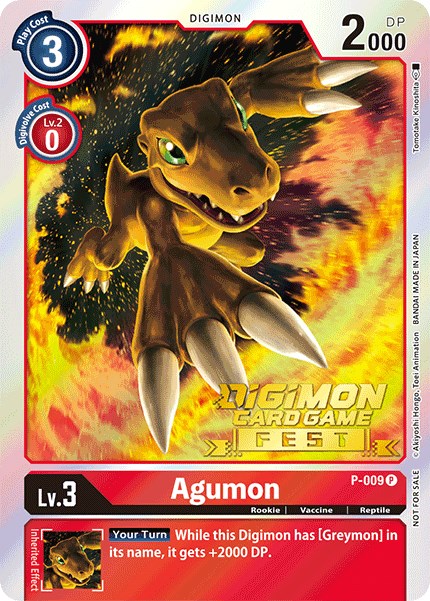 Agumon [P-009] (Digimon Card Game Fest 2022) [Promotional Cards] | Total Play