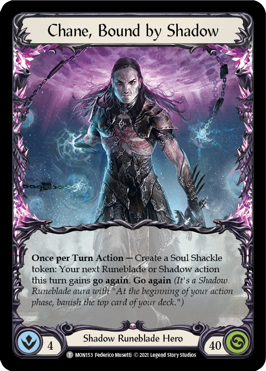 Chane, Bound by Shadow // Chane [MON153 // MON154] (Monarch)  1st Edition Normal | Total Play