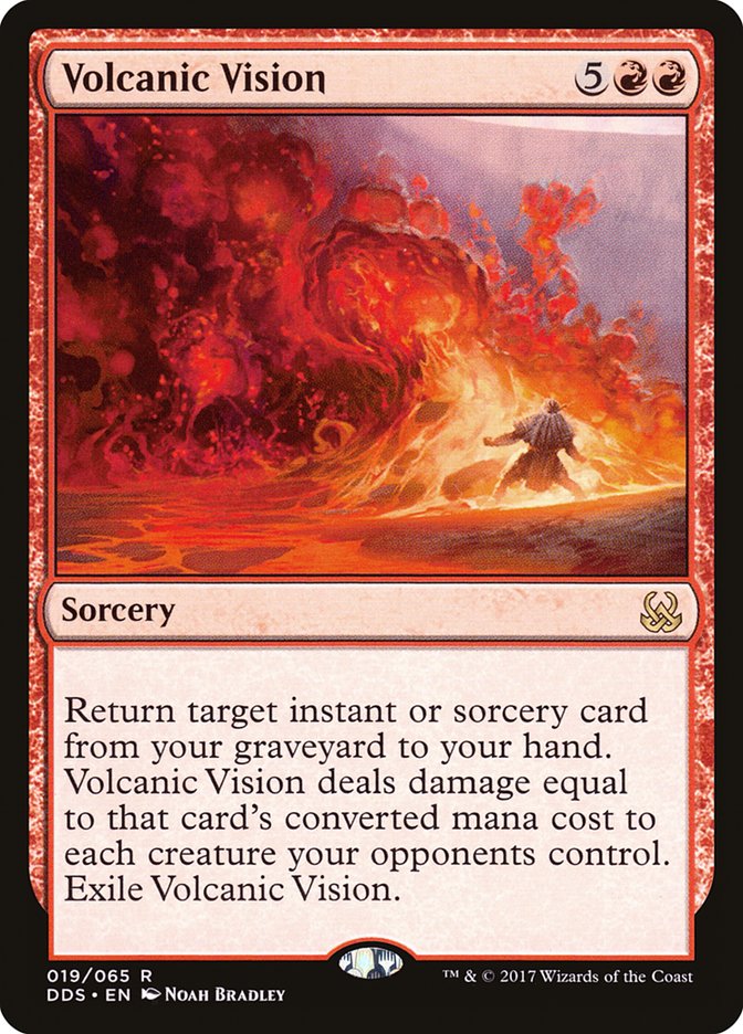 Volcanic Vision [Duel Decks: Mind vs. Might] | Total Play