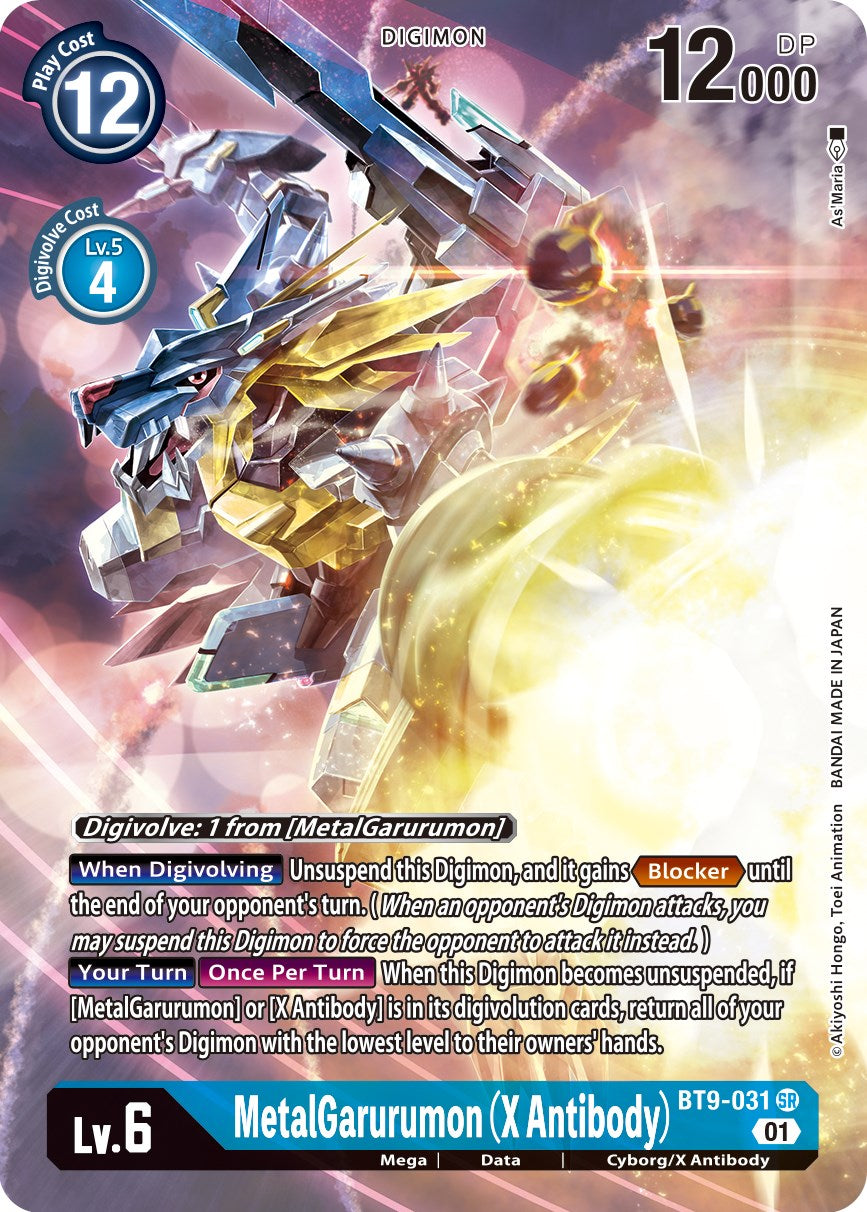 MetalGarurumon (X Antibody) [BT9-031] (Alternate Art) [X Record] | Total Play