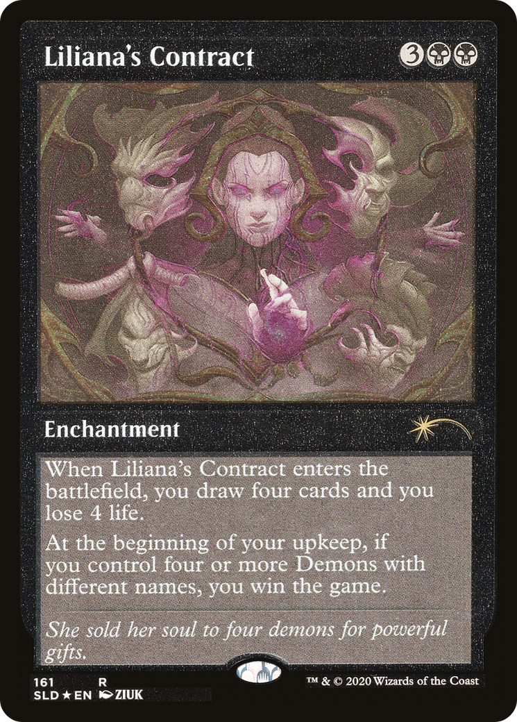 Liliana's Contract (Foil Etched) [Secret Lair Drop Series] | Total Play