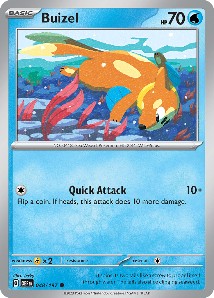 Buizel (048/197) [Scarlet & Violet: Obsidian Flames] | Total Play