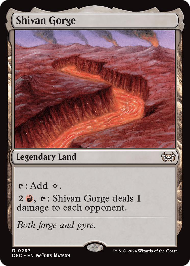 Shivan Gorge [Duskmourn: House of Horror Commander] | Total Play