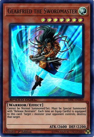 Gearfried the Swordmaster [SBSC-EN009] Ultra Rare | Total Play