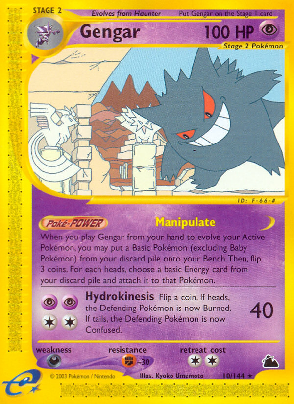 Gengar (10/144) [Skyridge] | Total Play
