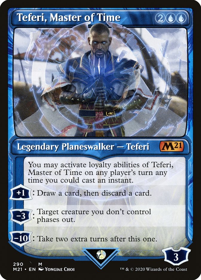 Teferi, Master of Time (Showcase) (290) [Core Set 2021] | Total Play