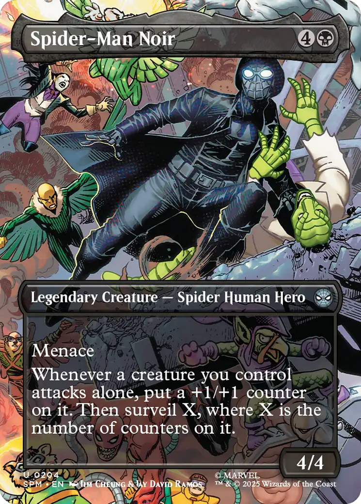 Spider-Man Noir (Borderless) [Marvel's Spider-Man] | Total Play
