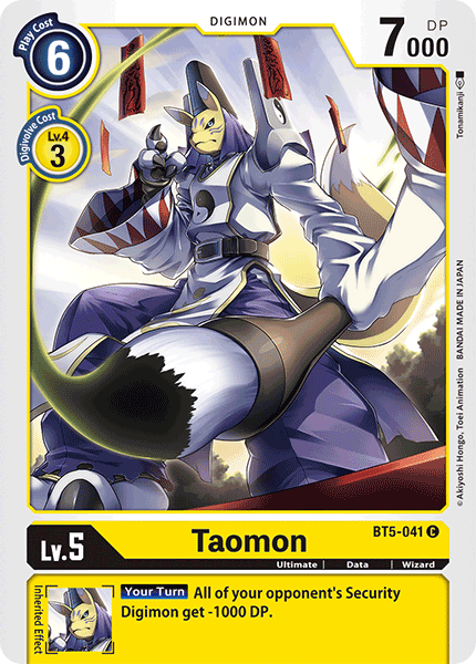 Taomon [BT5-041] [Battle of Omni] | Total Play