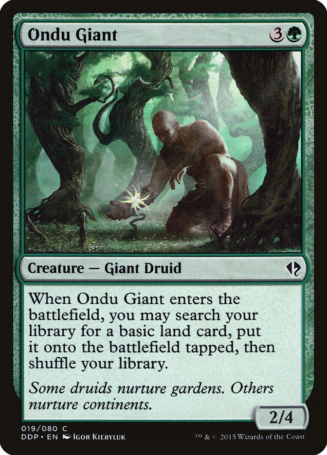 Ondu Giant [Duel Decks: Zendikar vs. Eldrazi] | Total Play