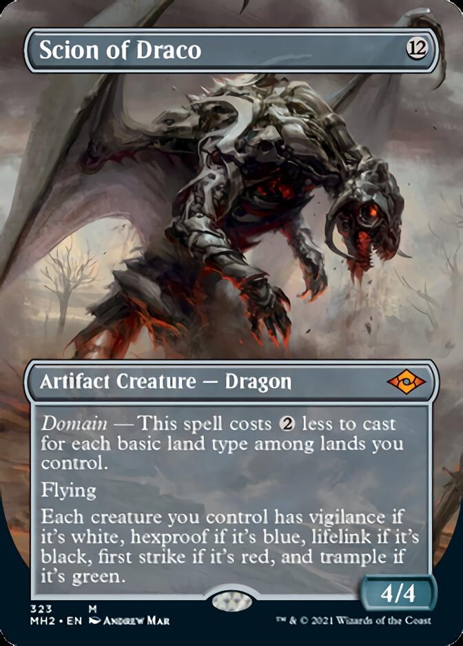 Scion of Draco (Borderless Alternate Art) [Modern Horizons 2] | Total Play