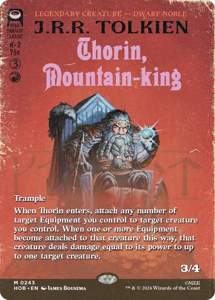 Thorin, Mountain-king (Borderless) [The Hobbit] | Total Play