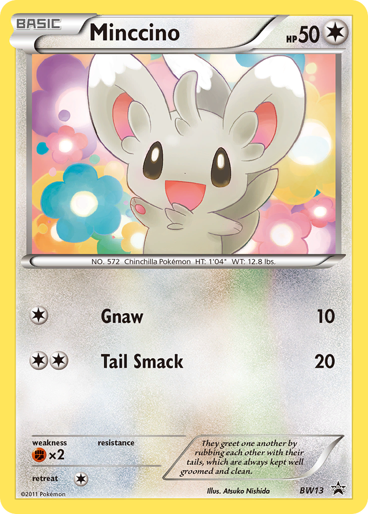 Minccino (BW13) (Cracked Ice Holo) [Black & White: Black Star Promos] | Total Play