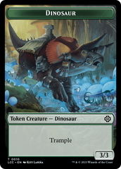 City's Blessing // Dinosaur Double-Sided Token [The Lost Caverns of Ixalan Commander Tokens] | Total Play