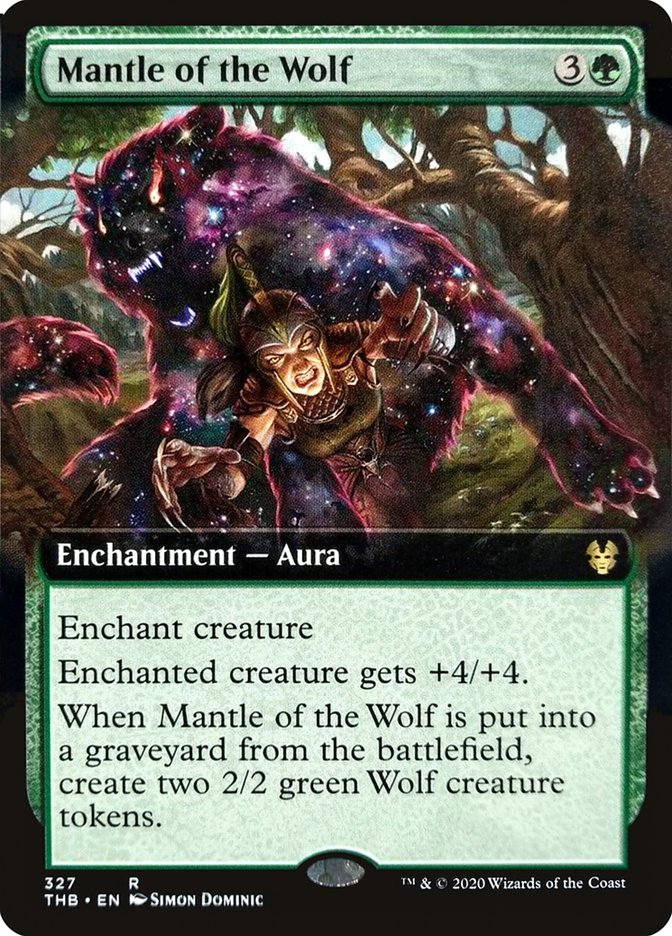 Mantle of the Wolf (Extended Art) [Theros Beyond Death] | Total Play