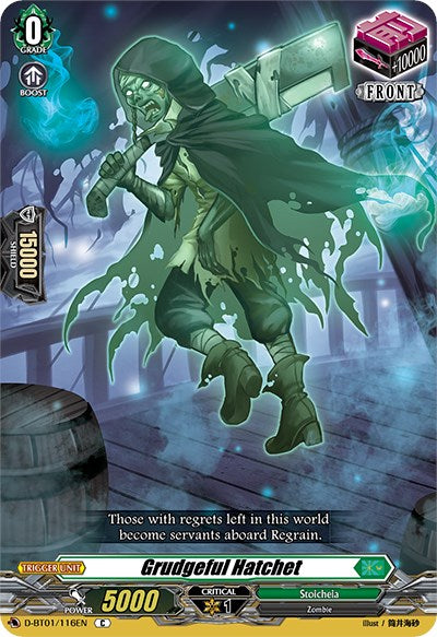 Grudgeful Hatchet (D-BT01/116EN) [Genesis of the Five Greats] | Total Play