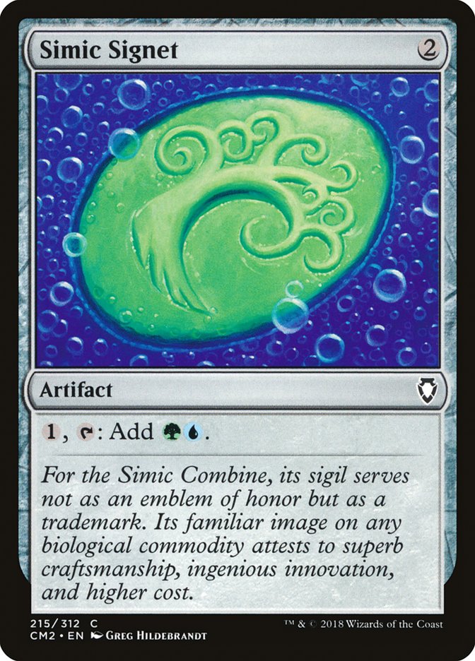 Simic Signet (215/312) [Commander Anthology Volume II] | Total Play