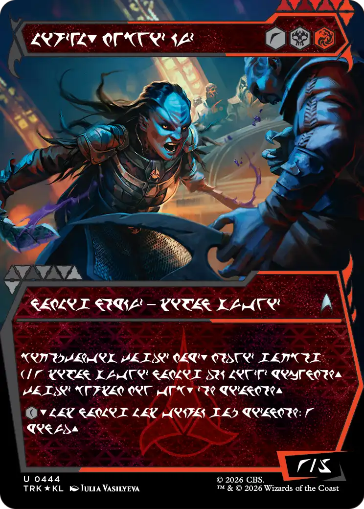 L'Rell, Fierce Visionary (Showcase) (Klingon) [Star Trek] | Total Play