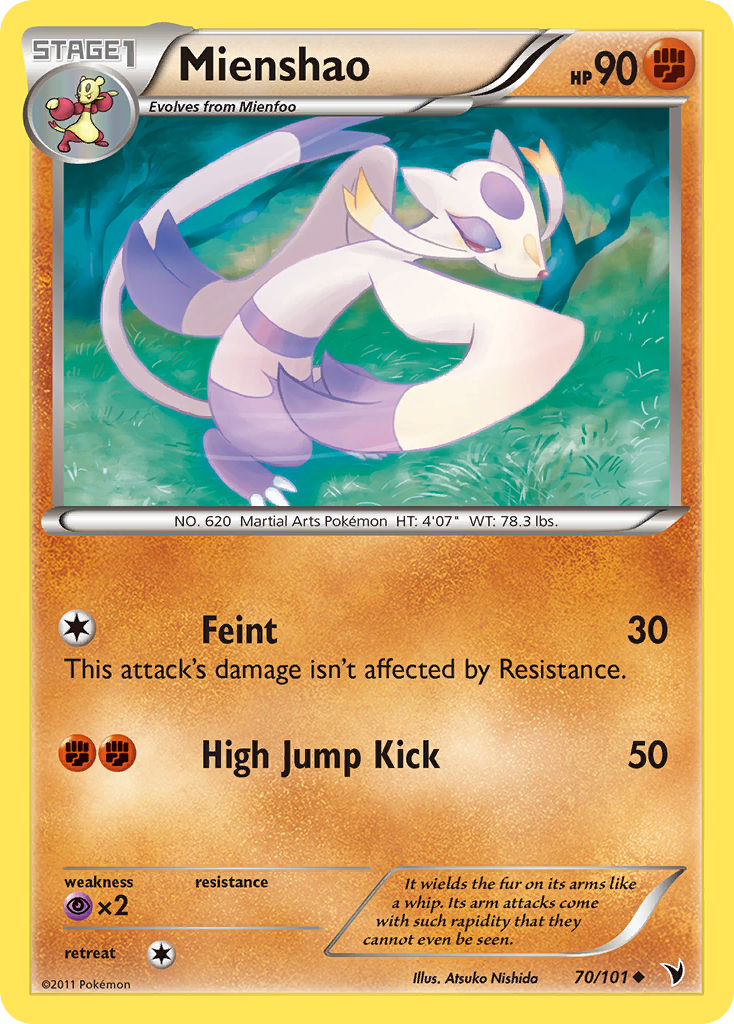Mienshao (70/101) [Black & White: Noble Victories] | Total Play