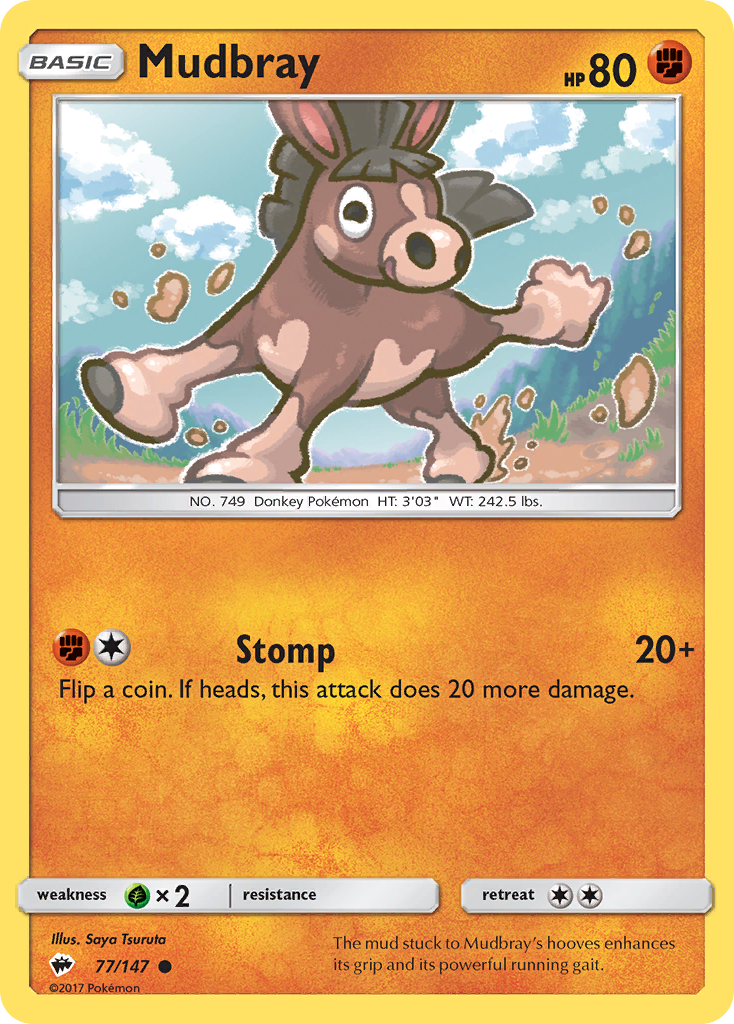 Mudbray (77/147) [Sun & Moon: Burning Shadows] | Total Play