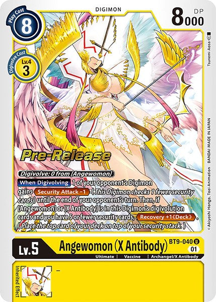 Angewomon (X Antibody) [BT9-040] [X Record Pre-Release Promos] | Total Play