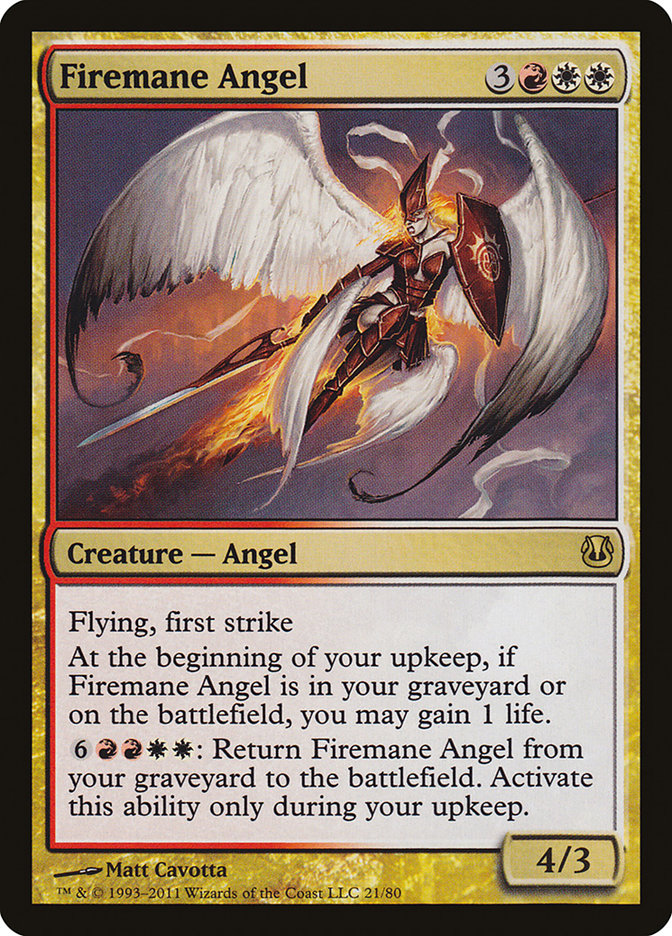 Firemane Angel [Duel Decks: Ajani vs. Nicol Bolas] | Total Play