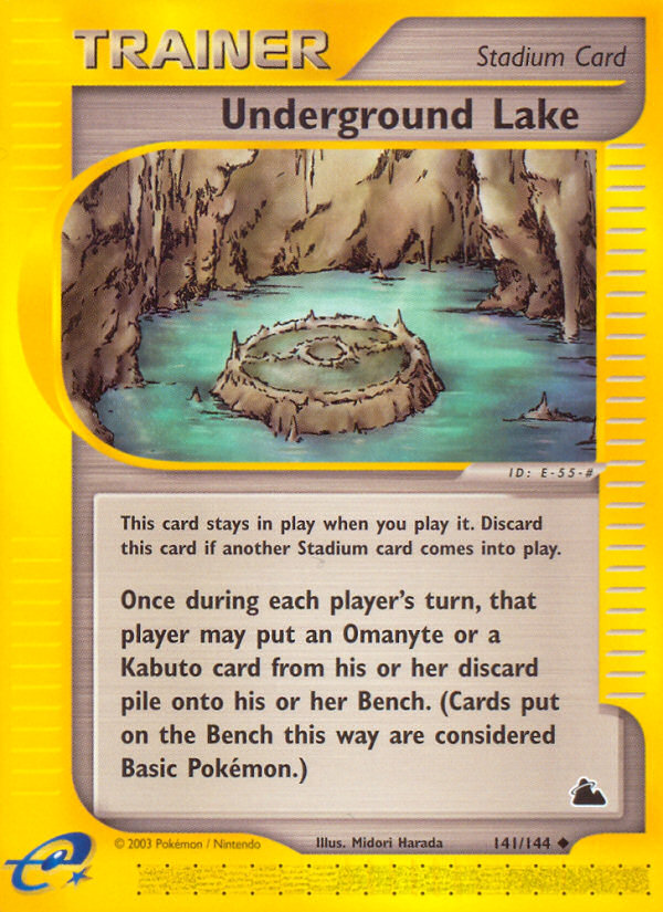 Underground Lake (141/144) [Skyridge] | Total Play