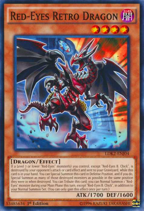 Red-Eyes Retro Dragon [LDK2-ENJ04] Common | Total Play