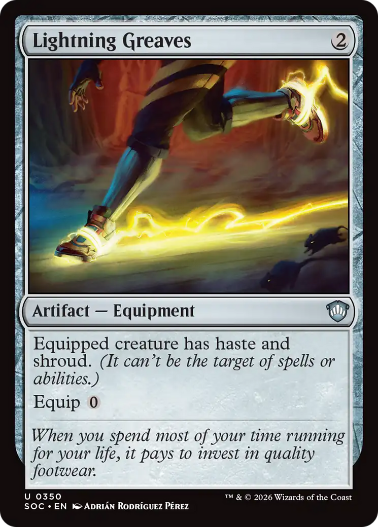 Lightning Greaves [Secrets of Strixhaven Commander] | Total Play