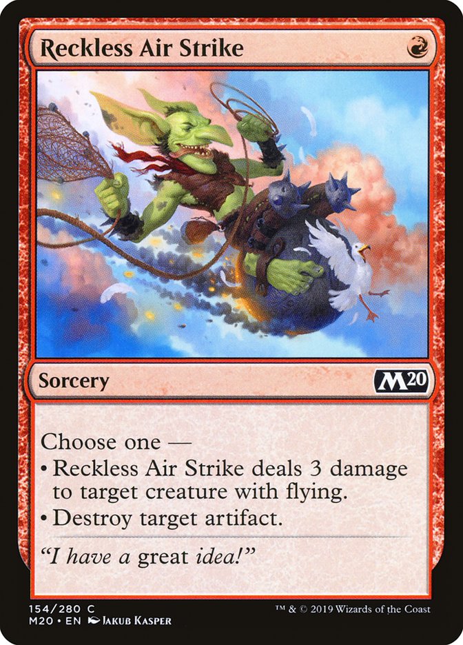 Reckless Air Strike [Core Set 2020] | Total Play