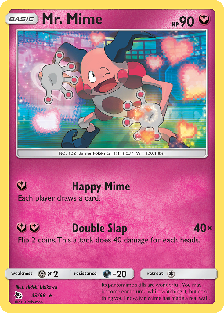 Mr. Mime (43/68) [Sun & Moon: Hidden Fates] | Total Play