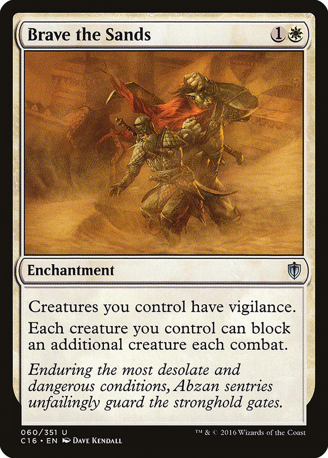 Brave the Sands [Commander 2016] | Total Play