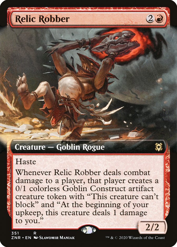 Relic Robber (Extended Art) [Zendikar Rising] | Total Play