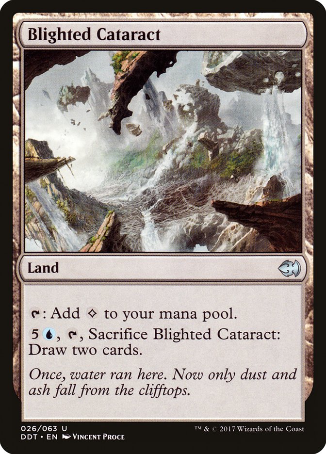 Blighted Cataract [Duel Decks: Merfolk vs. Goblins] | Total Play