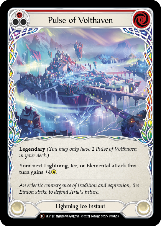 Pulse of Volthaven [U-ELE112] (Tales of Aria Unlimited)  Unlimited Rainbow Foil | Total Play