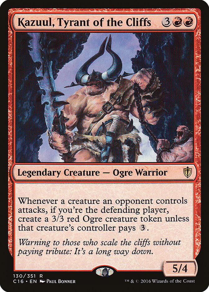 Kazuul, Tyrant of the Cliffs [Commander 2016] | Total Play