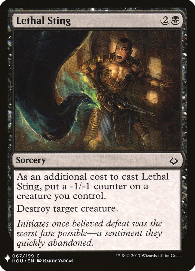 Lethal Sting [Mystery Booster] | Total Play