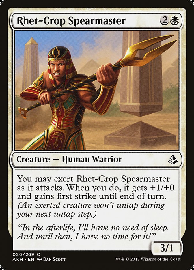 Rhet-Crop Spearmaster [Amonkhet] | Total Play