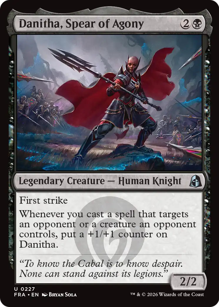 Danitha, Spear of Agony [Reality Fracture] | Total Play
