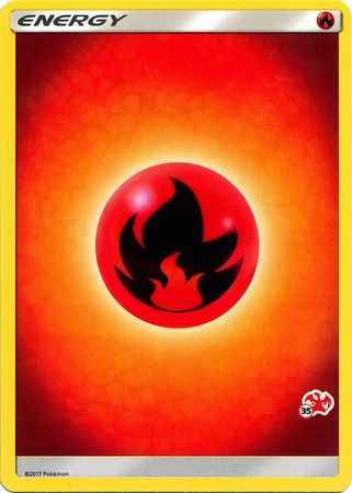 Fire Energy (Charizard Stamp #35) [Battle Academy 2020] | Total Play