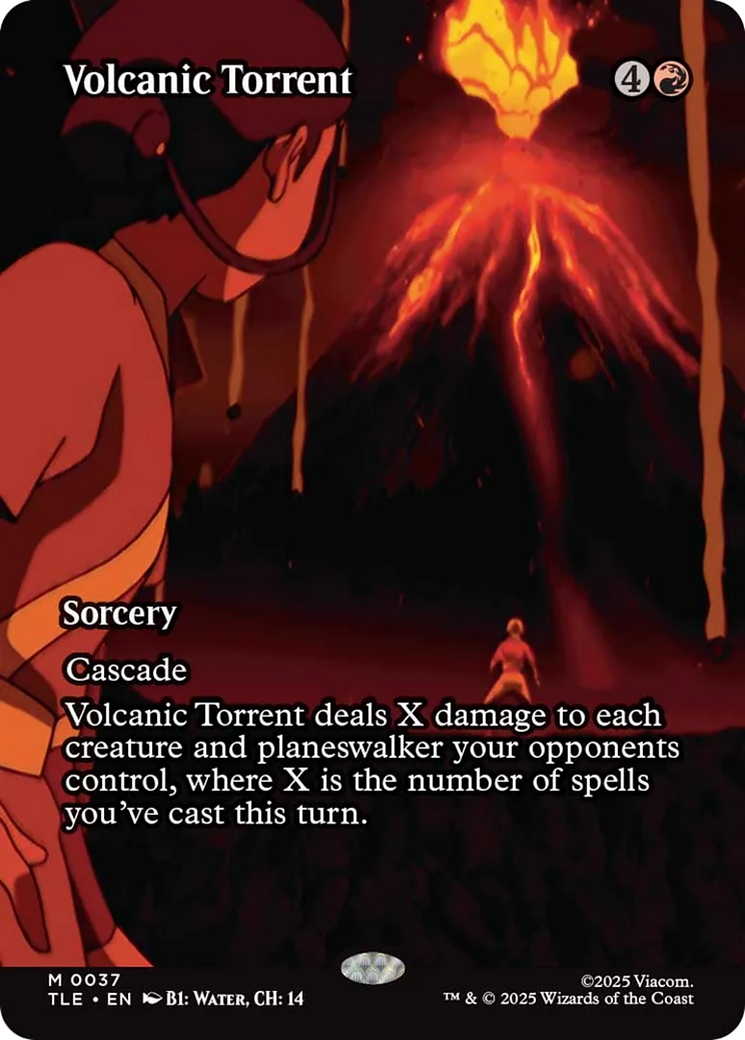Volcanic Torrent (Borderless) [Avatar: The Last Airbender: Eternal-Legal] | Total Play