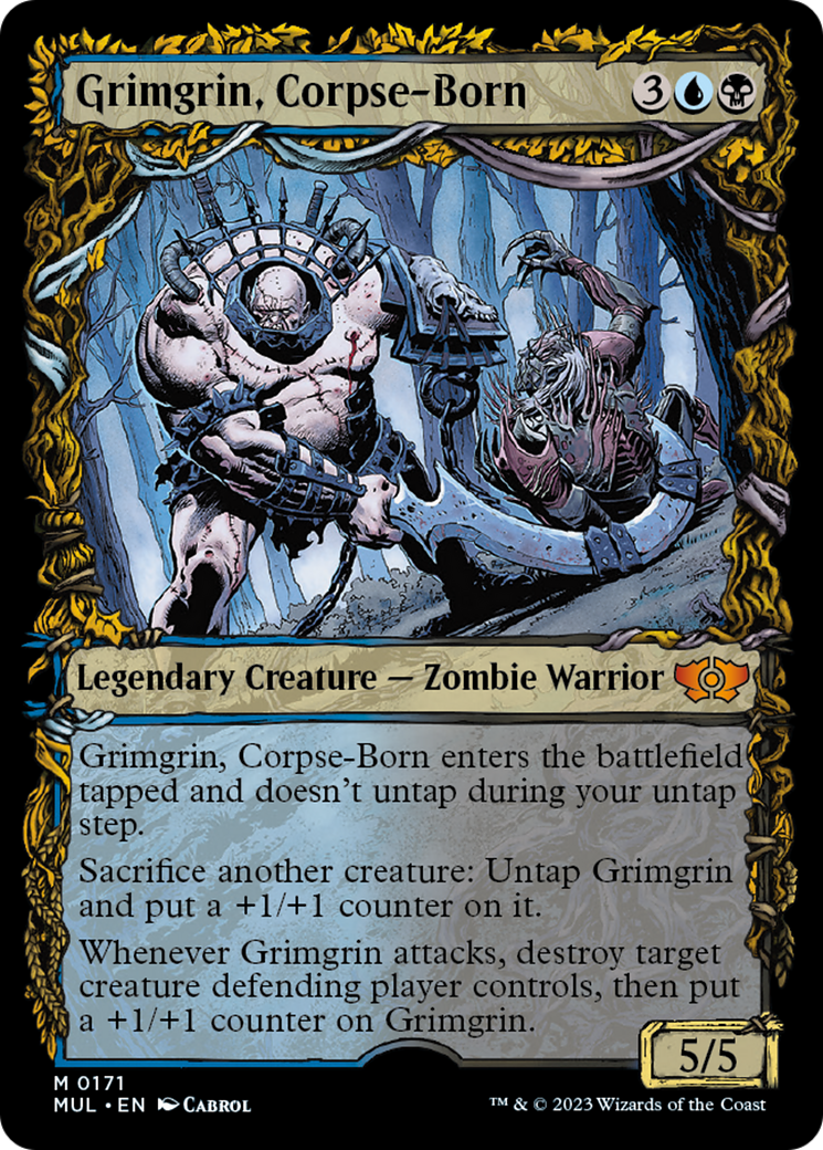 Grimgrin, Corpse-Born (Halo Foil) [Multiverse Legends] | Total Play