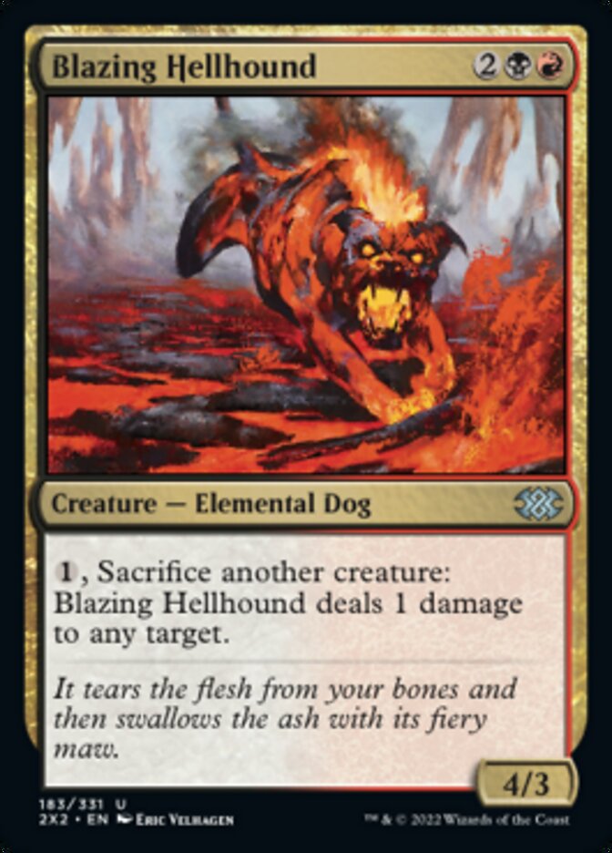 Blazing Hellhound [Double Masters 2022] | Total Play