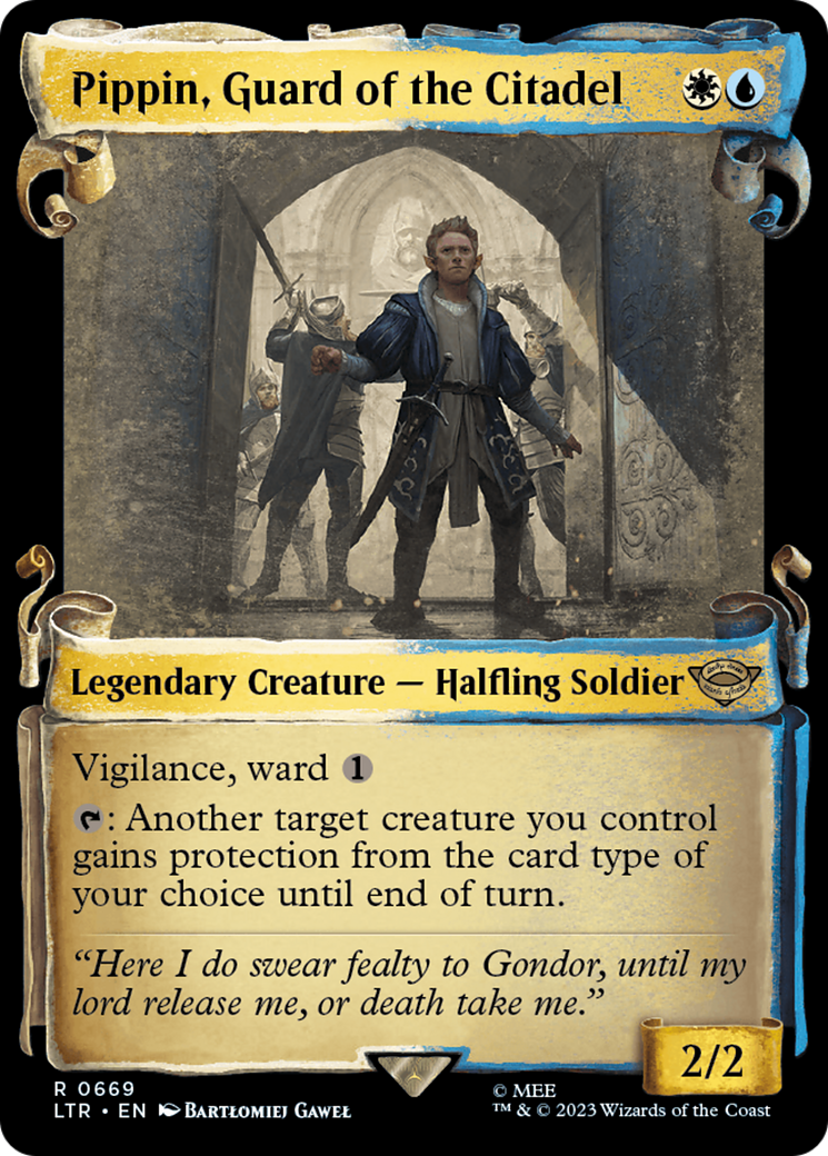Pippin, Guard of the Citadel [The Lord of the Rings: Tales of Middle-Earth Showcase Scrolls] | Total Play