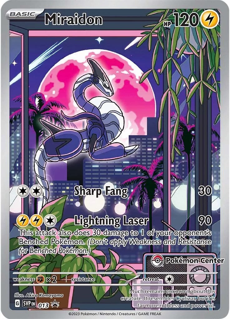 Miraidon (013) (Pokemon Center Exclusive) [Scarlet & Violet: Black Star Promos] | Total Play