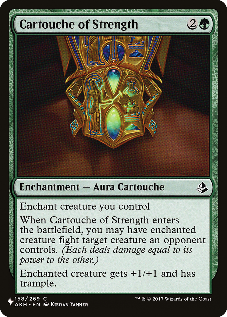 Cartouche of Strength [The List] | Total Play