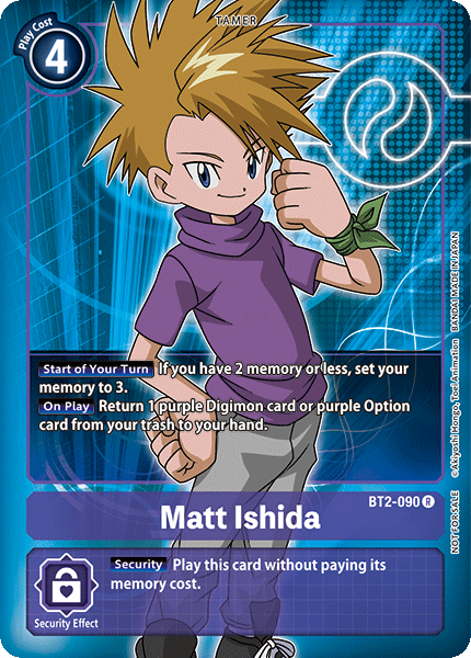 Matt Ishida [BT2-090] (Buy-A-Box Promo) [Release Special Booster Ver.1.0 Promos] | Total Play