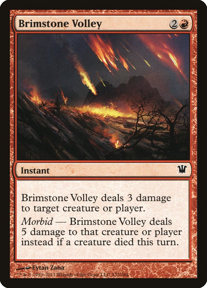 Brimstone Volley [Innistrad] | Total Play
