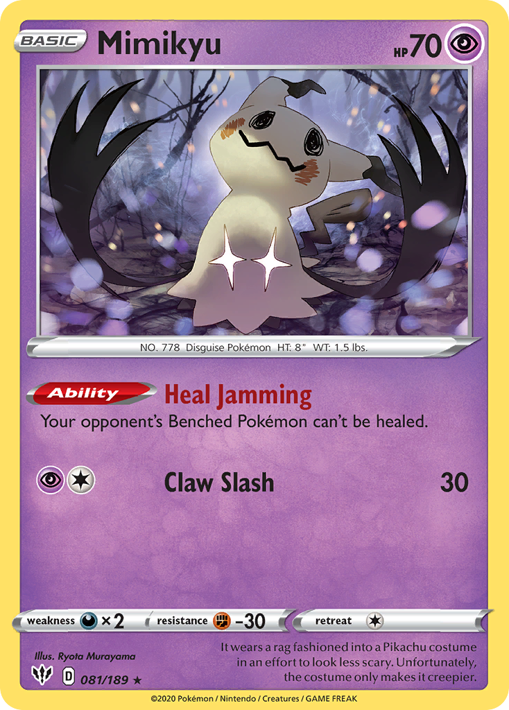 Mimikyu (081/189) [Sword & Shield: Darkness Ablaze] | Total Play