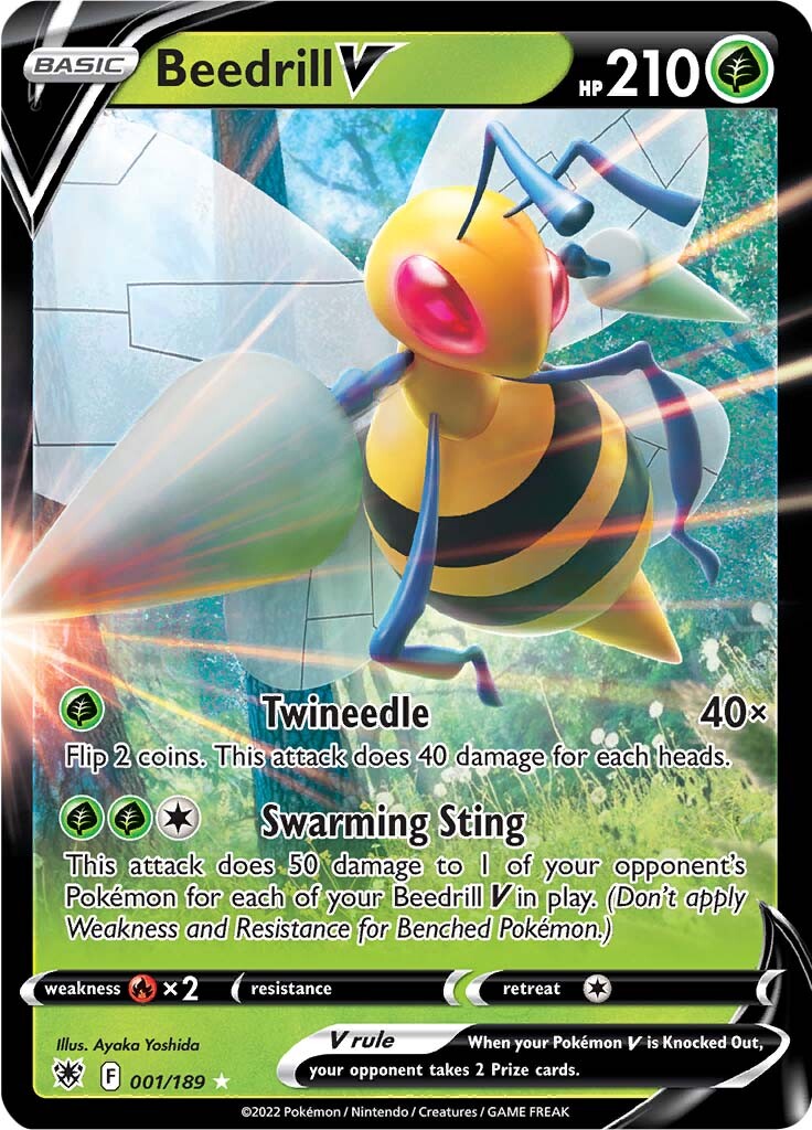 Beedrill V (001/189) [Sword & Shield: Astral Radiance] | Total Play